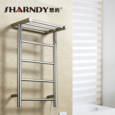 智能升级，温暖守护 小户型浴室必备的不锈钢电热毛巾架